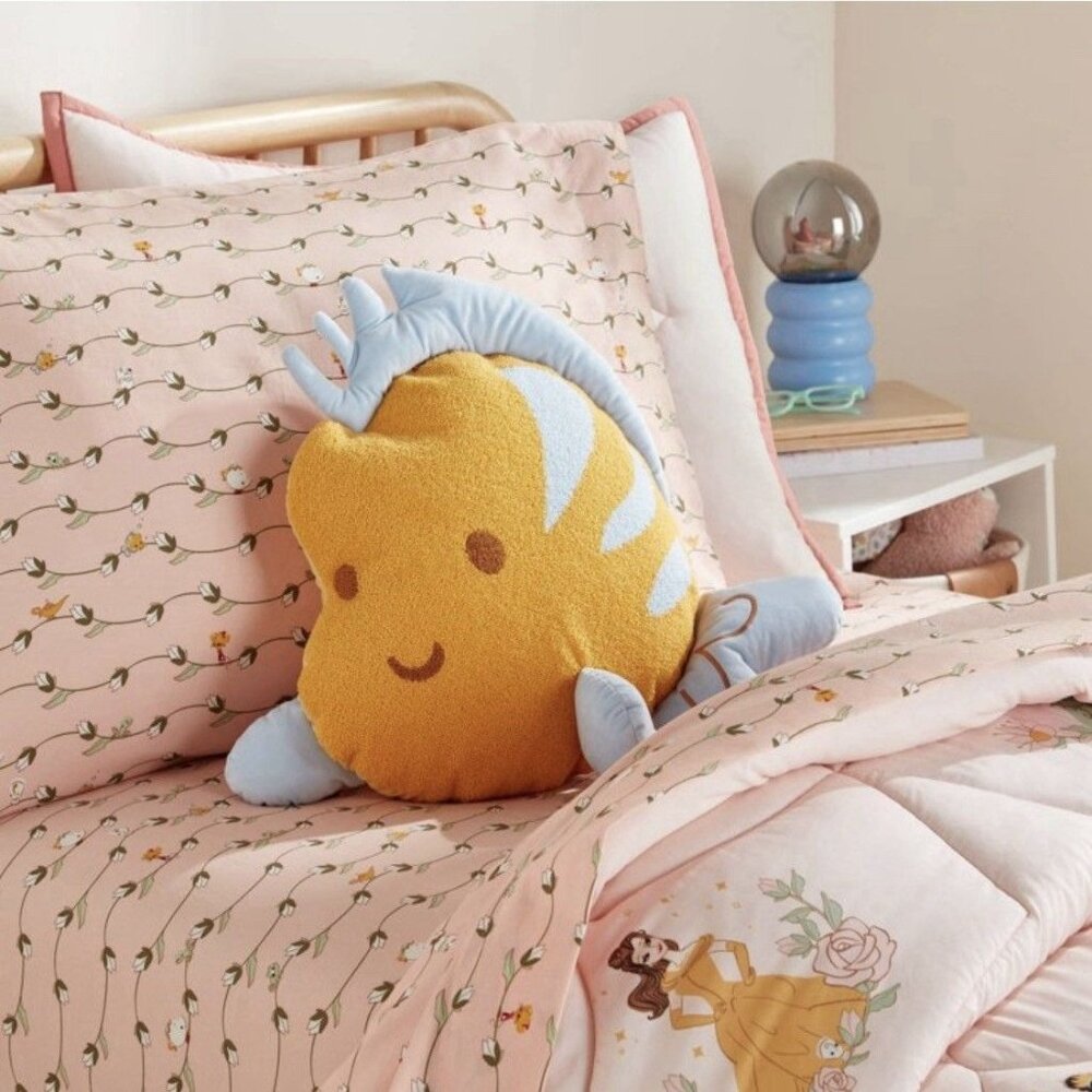 Princess Ariel Sidekick Flounder Kids' Pillow Buddy Disney Collection